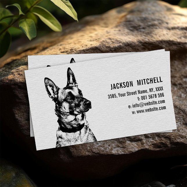 Tarjeta De Visita Malinois - Pastor belga - Mechelaar (Subido por el creador)