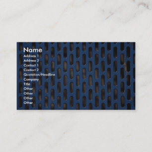 Tarjeta De Visita Malla azul