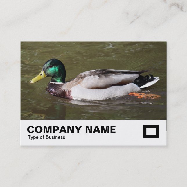 Tarjeta De Visita Mallard Duck (Anverso)