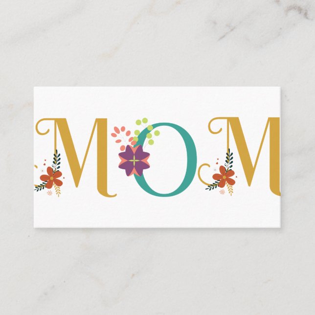 Tarjeta De Visita Mamá (Anverso)