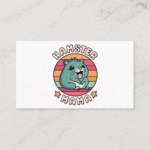 Tarjeta De Visita Mamá hámster linda kawaii roedor madre