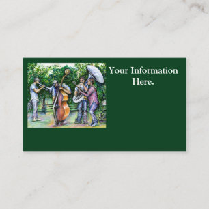 Tarjeta De Visita Mamá nunca me advirtió sobre los jugadores de Tuba