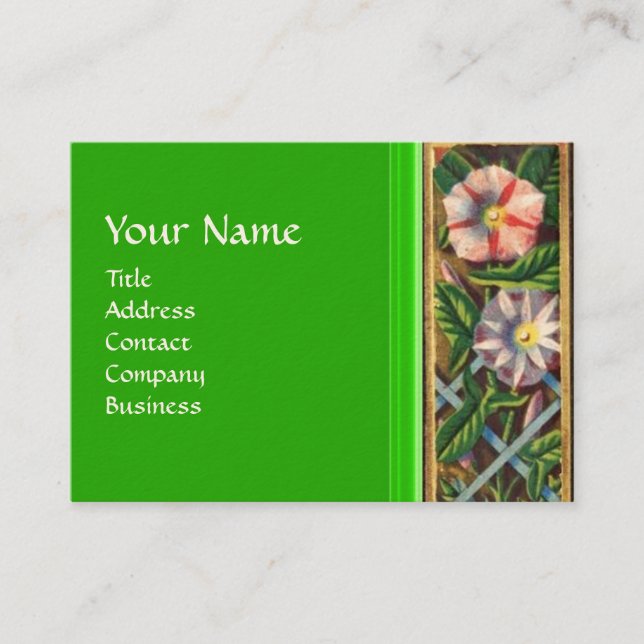 TARJETA DE VISITA MAÑANA GLORIA MONOGRAM (Anverso)