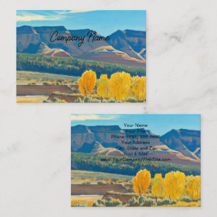 Tarjeta De Visita Mañana pacífica por Maynard Dixon Business Card