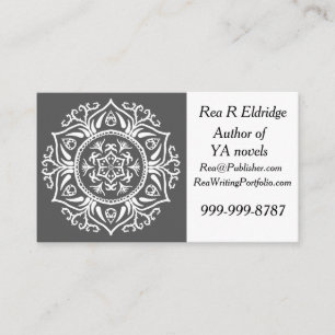 Tarjeta De Visita Manatee Mandala