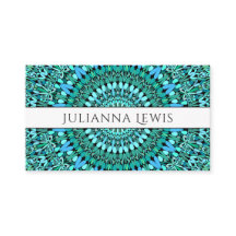 Mandala de la flor de la turquesa