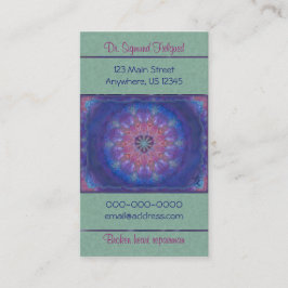 Tarjeta De Visita Mandala del corazón