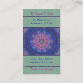 Tarjeta De Visita Mandala del corazón