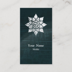 Tarjeta De Visita Mandala del Grunge