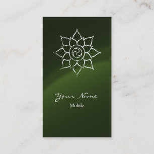 Tarjeta De Visita Mandala del Grunge