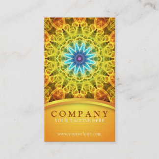 Tarjeta De Visita Mandala del ramo de la flor