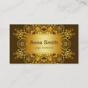 Tarjeta De Visita Mandala. floral étnico