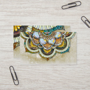 Tarjeta De Visita Mandala Happiness