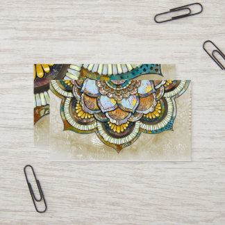 Tarjeta De Visita Mandala Happiness