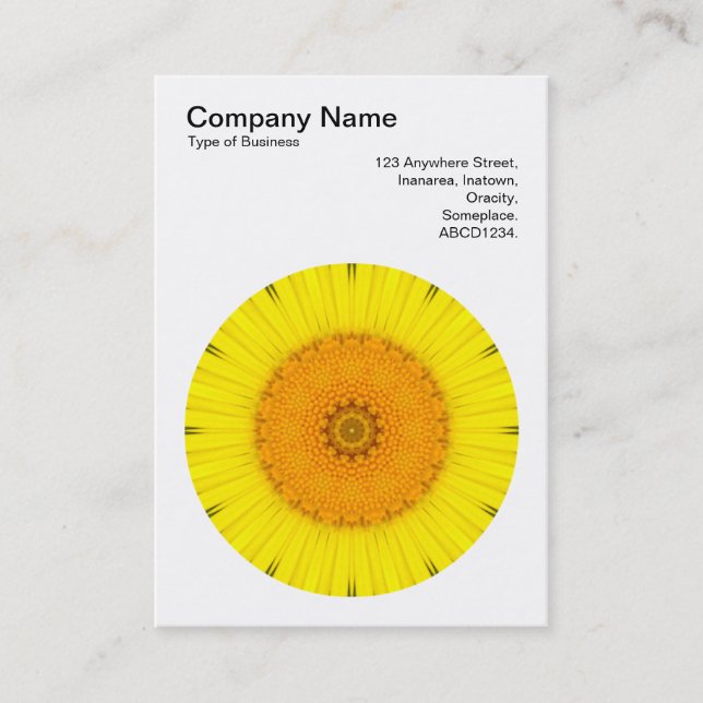 Tarjeta De Visita Mandala Motif 017 (Anverso)