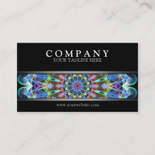 Tarjeta De Visita Mandala móvil moderna de las volutas