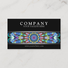 Tarjeta De Visita Mandala móvil moderna de las volutas