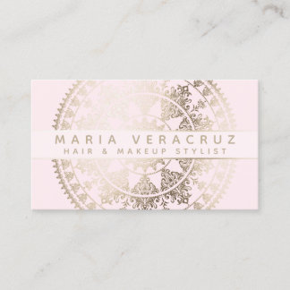 Tarjeta De Visita Mandala solar elegante Businesscards