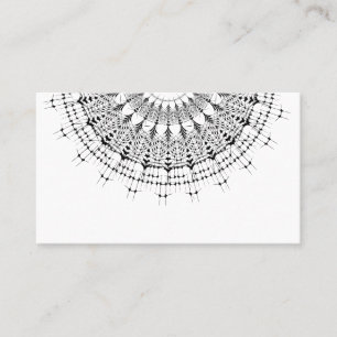 Tarjeta De Visita Mandala tribal budista