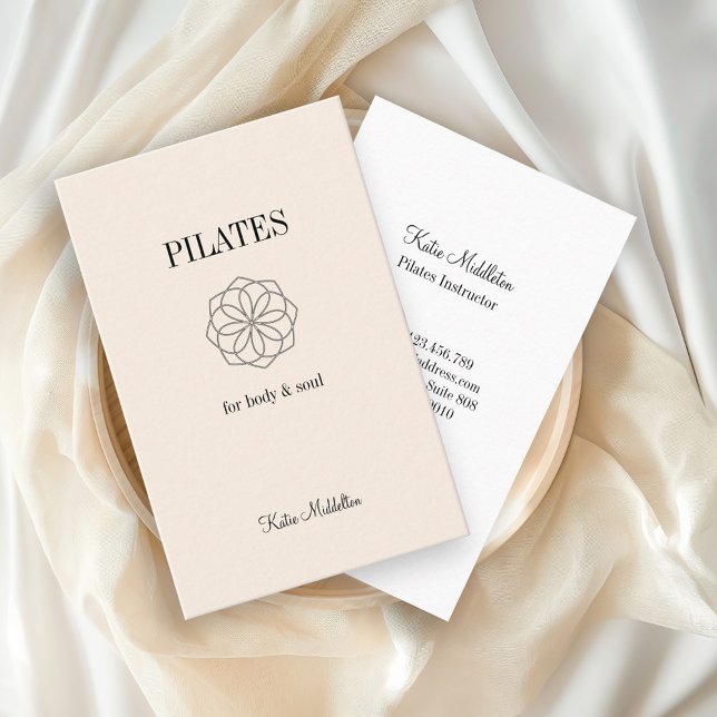 Tarjeta De Visita Mandala Yoga Pilates Wellness (Subido por el creador)