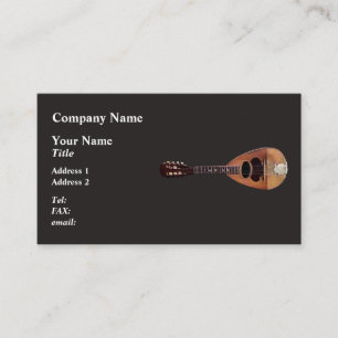 Tarjeta De Visita Mandolin