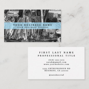 Tarjeta De Visita Manejador mecánico de motocicletas automático