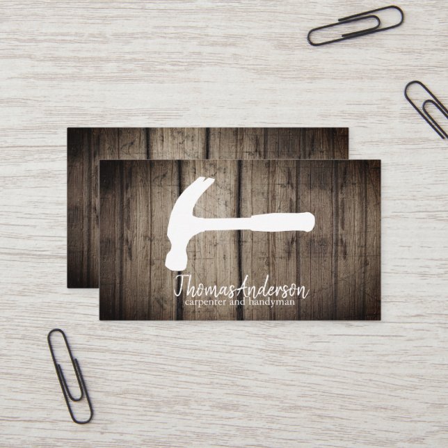 Tarjeta De Visita Manejador profesional moderno de reparación de cas (Anverso/Reverso In Situ)