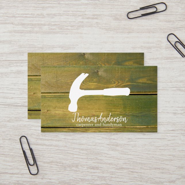 Tarjeta De Visita Manejador profesional moderno de reparación de cas (Anverso/Reverso In Situ)