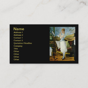 Tarjeta De Visita Manet Nana Bella Artes