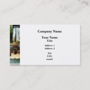 Tarjeta De Visita Manguera blanca y boquillas