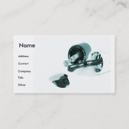 Tarjeta De Visita Manicurista En Blanco Y Negro