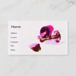 Tarjeta De Visita Manicurista En Rosa