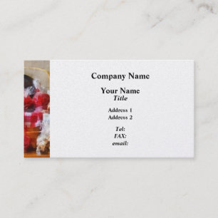 Tarjeta De Visita Maníes cubiertos de helado y chocolate