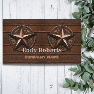 Tarjeta De Visita Manifestante de construcción rusa Texas Star Occid