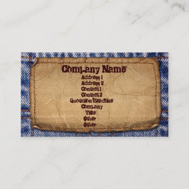 Tarjeta De Visita Manitas, construcción, trabajador de Maintenace (Anverso)