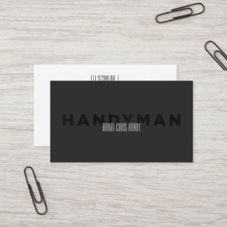 Tarjeta De Visita Manitas [estilo de la prensa de copiar]