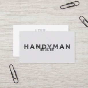 Tarjeta De Visita Manitas [Estilo de letra de imprenta]