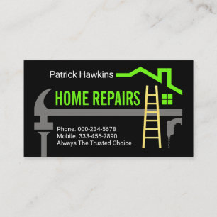 Tarjeta De Visita Manitas Martillo Reparación Hogar Arregla