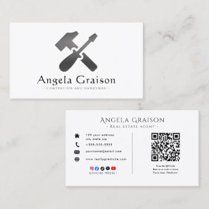 Tarjeta De Visita Manitas Profesional Hogar Moderno