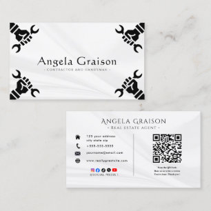 Tarjeta De Visita Manitas Profesional Hogar Moderno