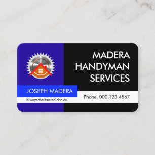 Tarjeta De Visita Manitas Retro Capas Reparación del Hogar