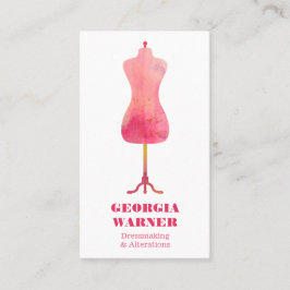 Tarjeta De Visita Mannequin Bu De Vestido De La Seamstress