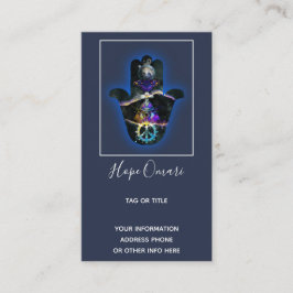 Tarjeta De Visita Mano de Fátima Espiritual, Místico