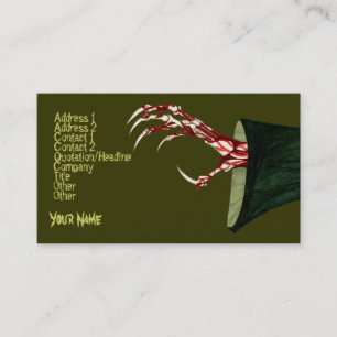 Tarjeta De Visita Mano De Grim