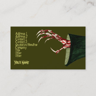 Tarjeta De Visita Mano De Grim