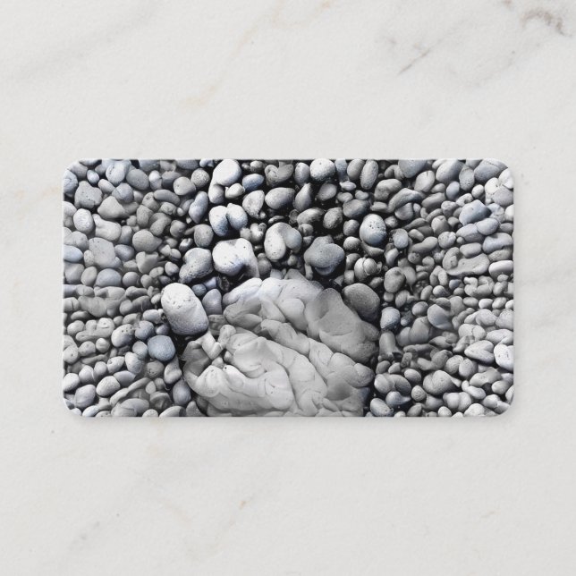 Tarjeta De Visita Mano de piedra (Anverso)