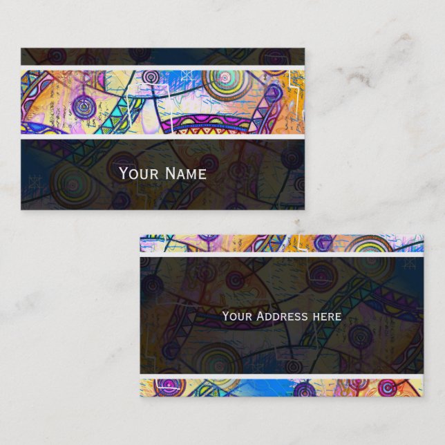 Tarjeta De Visita Mano dibujada por EDDArt - Dream Scale 1 (Anverso / Reverso)