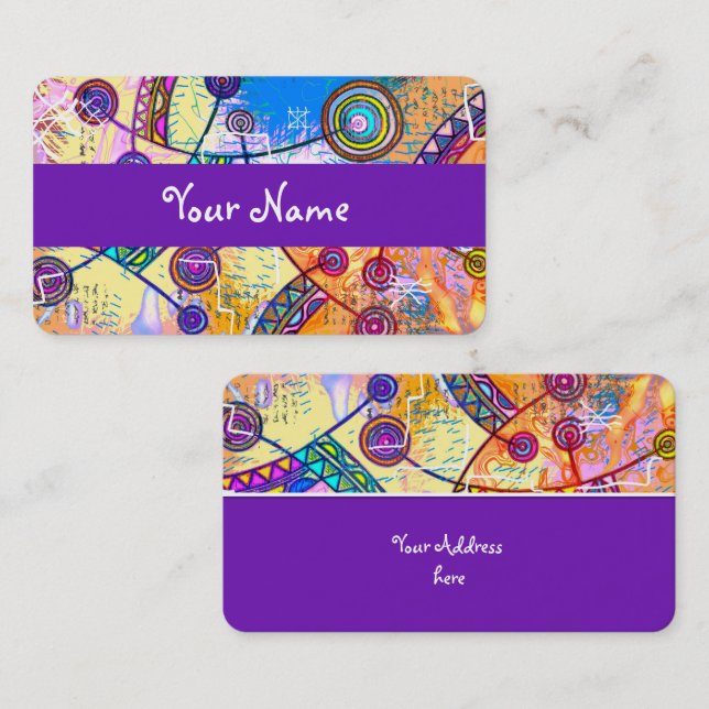 Tarjeta De Visita Mano dibujada por EDDArt - Dream Scale 1 (Anverso / Reverso)