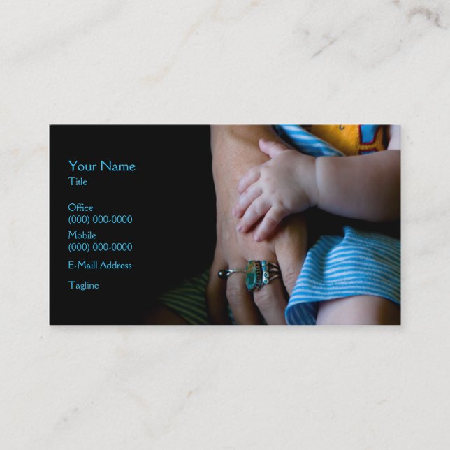 Tarjeta De Visita Manos (Anverso)