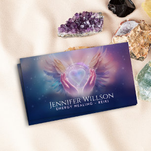 Tarjeta De Visita Manos de curación- Curación de energía divina - Re